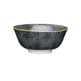 Black Floral Bowl