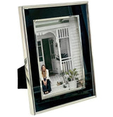 Black & Silver Plated Frame 4x6"