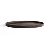 Ethnicraft Heavy Aged Bronze Mirror Tray XL