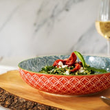 Coupe Bowl - Geometric Leaf