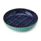 Coupe Bowl - Indigo Chevron
