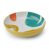 Coupe Bowl - Yellow Abstract