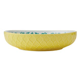 Coupe Bowl - Yellow & Blue Geometric