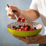 Coupe Bowl - Geometric Lime