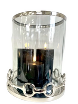 Horse Bit Glass Hurricane - Large