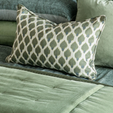 Kasumi Verde/Teal Cushion 60x40