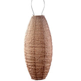 Outdoor LED Solar Lantern Long Oval 20cm