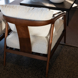 Leo Armchair in Walnut Finish