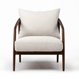 Leo Armchair in Walnut Finish