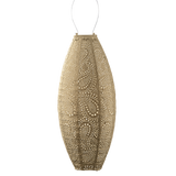 Outdoor LED Solar Lantern Long Oval 20cm