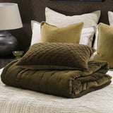 Mica Deep Moss Comforter