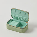 Mila Mini Jewellery Case - Sage