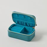 Mila Mini Jewellery Case - Teal