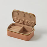 Mila Mini Jewellery Case - Terracotta