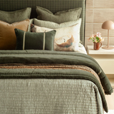 Misaka Light Moss Bedspread