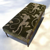 Muse Ottoman in Olive Panthera