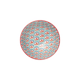Nibble Bowl Green Geometric