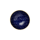 Nibble Bowl Indigo Chevron