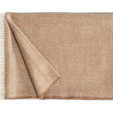 Christian Fischbacher Noble Throw - Camel