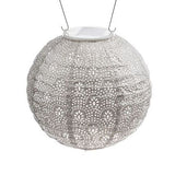 Outdoor LED Solar Lantern Round 20cm