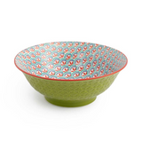 Ramen Bowl Geometric Green