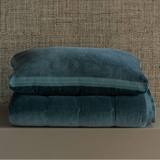 Riga Prussian Blue Cushion