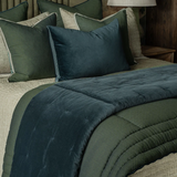 Riga Prussian Blue Cushion