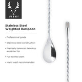 Stainless Steel Weighted Bar Spoon