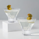 Stemless Martini Glasses (set of 2)