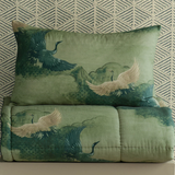 Tsuru Spruce Pillowcase Pair