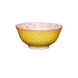 Yellow Floral Bowl