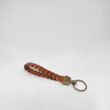 Leather Plaited Key Ring