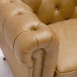 3-Seater Chesterfield - Camel