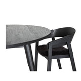 Vassa Round Table 120cm - Black Oak