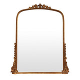 Grande Rounded Edge Mirror - Antique Gold