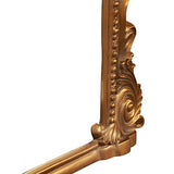 Grande Rounded Edge Mirror - Antique Gold