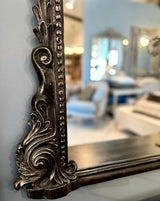 Grande Rounded Edge Mirror - Aged Black