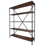 Heston Wood & Metal Bookshelf