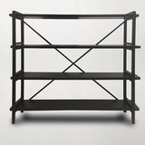 High Loft Shelving Unit - Black Wash