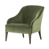 Olive Velvet Chair