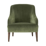 Olive Velvet Chair