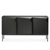 Oak Stairs Sideboard 150cm - Black