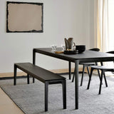 The Bok Dining Table 140cm BLACK