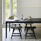 The Bok Dining Table 140cm BLACK