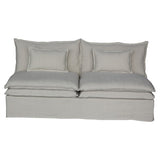 Williams Sectional - 2-seater - Salt & Pepper