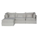 Williams Sectional Left Corner - Salt & Pepper