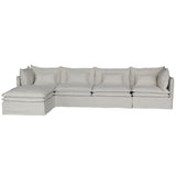 Williams Sectional Sofa - Right Corner - Salt & Pepper