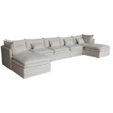 Williams Sectional - 2-seater - Salt & Pepper