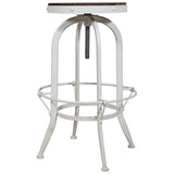 Workshop Stool White