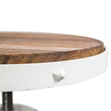 Workshop Stool White